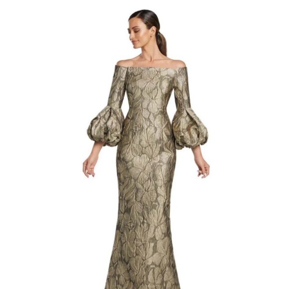 Alexander by Daymor Style #2054F24 Gold Mother of the Bride Dress Size 8 - Picture 2 of 7